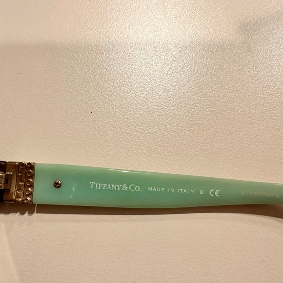 Tiffany & Co. eyeglasses with a tortoiseshell pattern and crystal accents - Picture 6 of 8